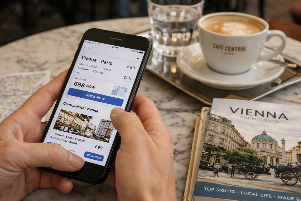 Reiseplanung am Smartphone